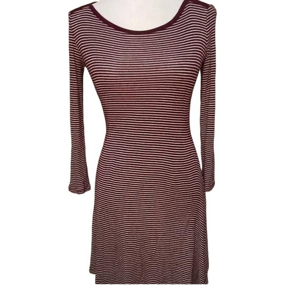 Super soft AMERICAN EAGLE Striped Knit T Shirt Dress - size XXS - Picture 1 of 8